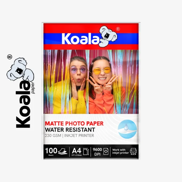 KO-0013 Papel Fotográfico Mate 230 GSM A4 – 100 Hojas